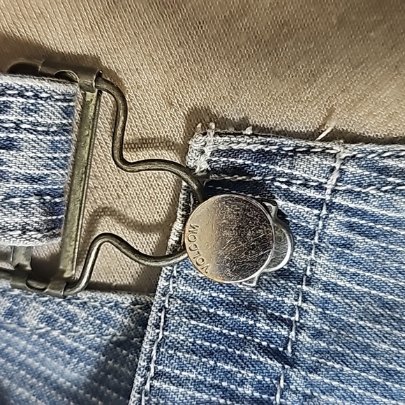 Volcom stripped jean overalls - Picture 6 of 6